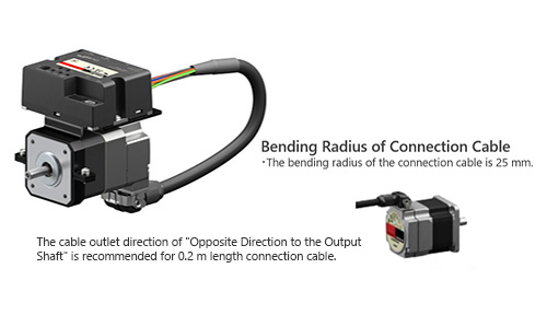 bending radius connection cable