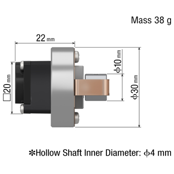 30 mm Rotary Encoder Hollow Shaft Type