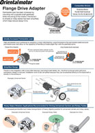 Flange drive adapter